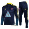 Arsenal Trainings Sweatshirt Pak Quarter-zip 2021-22 Blauw Gele - Heren